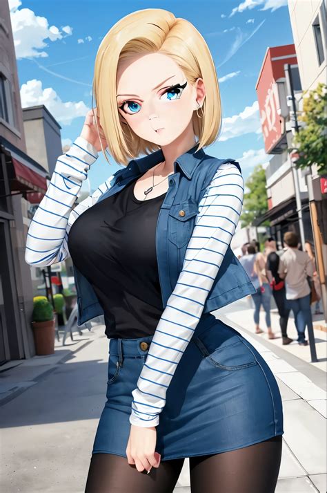 android 18 pelada